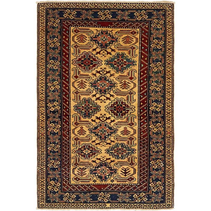 Isabelline OneofaKind Alayna HandKnotted 2'8" x 4'4" Wool Brown Area Rug Wayfair